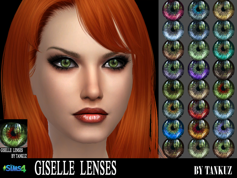 The Sims Resource The Sims 4. Giselle Lenses by Tankuz.