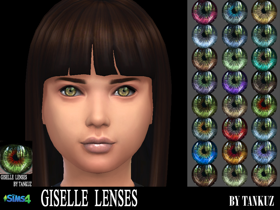 Tankuz The Sims Resource | The Sims 4. Giselle Lenses by Tankuz.