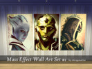 Sims 4 — Mass Effect Wall Art Set No.1 by chicagonative2 — Fans of EA's Mass Effect, do you want to combine elements into