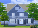 Sims 4 — Hampton Cottage by dancbauer — Modern craftsman style family home. Three bedrooms, four bathrooms with a large,
