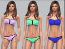 Sims 4 — Bandeau Bikini Mix and Match by Mysterious_Sim — Bandeau Bikini Set is available in 7 colours for teens to young