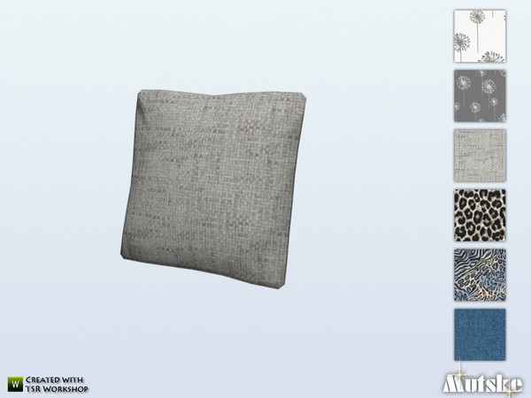 Sims 4 — Ashmore Big Pillow by Mutske — This Pillow is part of the Ashmore Living. Made by Mutske@TSR. 