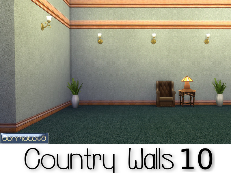 Sims 4 The Sims Resource | Country Walls 10 by TSR Creator