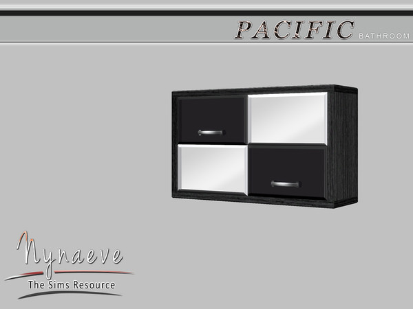 Sims 4 — Pacific Heights Mirrored Cabinet by NynaeveDesign — Pacific Heights Bathroom - Mirrored Cabinet Located in Decor