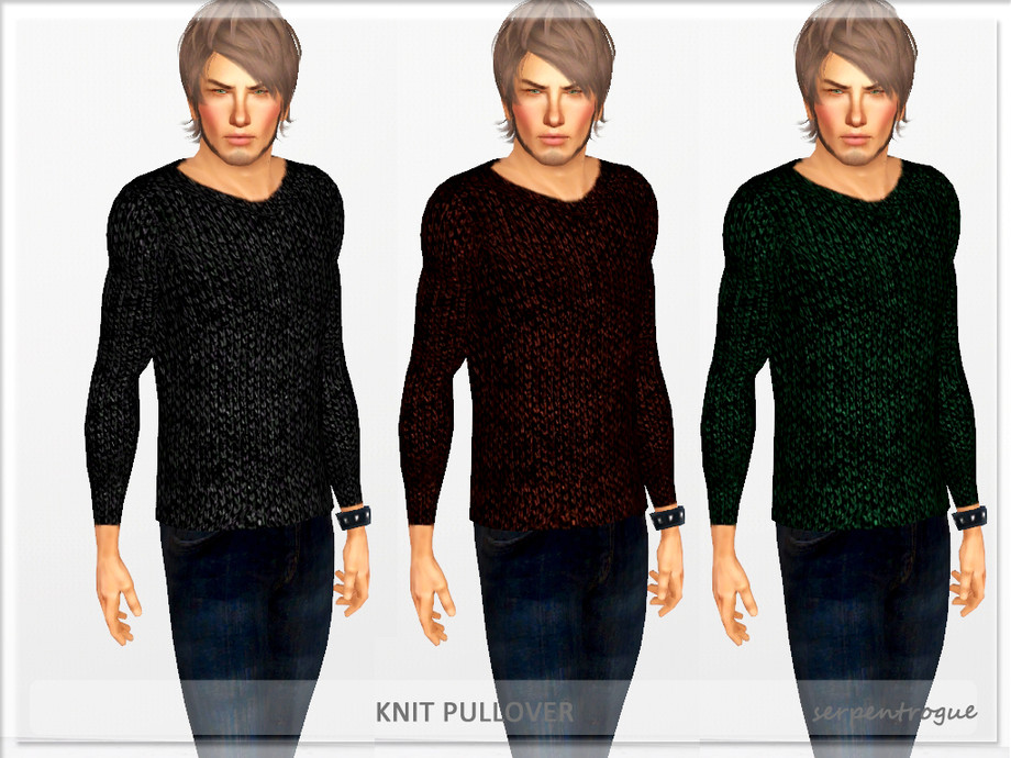 The Sims Resource - Knit pullover