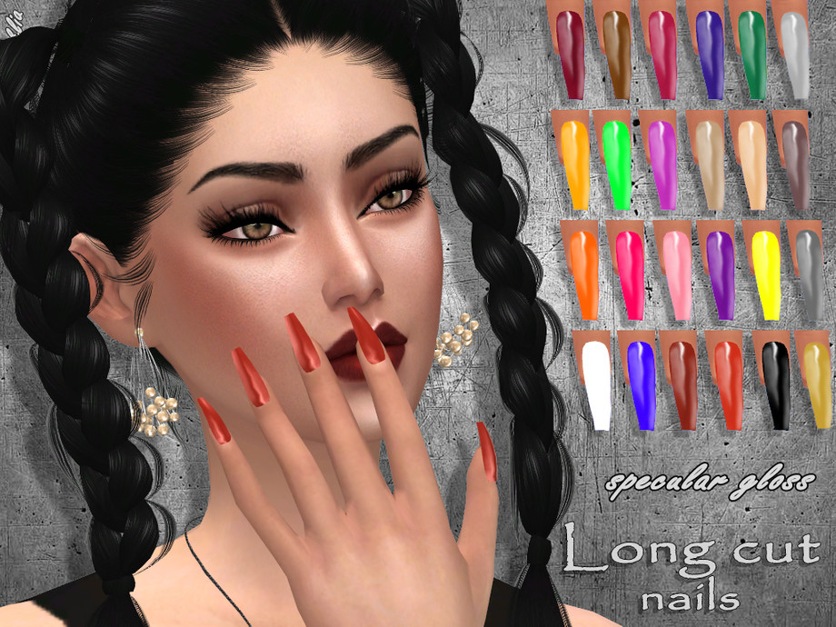 10. "Sims 3 Nail Art Custom Content" - wide 3