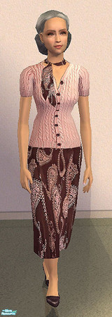 Sims 2 — NS elegant  collection FE-item3.  by Natalis — Gentle and elegant clothes for elderly ladies.