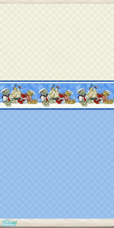 Sims 2 — FOA-K: Marina - bed 05 by perelinka — FIRST OF ALL - KIDS: Marina; bed wall 5/7