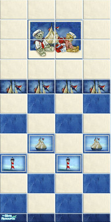 Sims 2 — FOA-K: Marina - bath 07 by perelinka — FIRST OF ALL - KIDS: Marina; bath wall 7/7