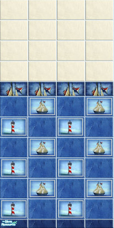 Sims 2 — FOA-K: Marina - bath 06 by perelinka — FIRST OF ALL - KIDS: Marina; bath wall 6/7