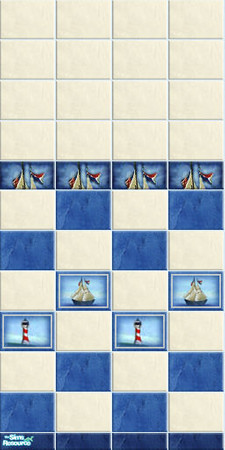 Sims 2 — FOA-K: Marina - bath 03 by perelinka — FIRST OF ALL - KIDS: Marina; bath wall 3/7