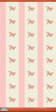 Sims 2 — FOA-K: Ballerina - bed 06 by perelinka — FIRST OF ALL - KIDS: Ballerina; bed wall 6/7