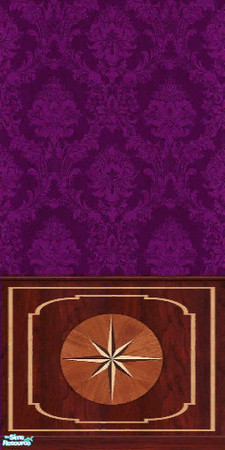 Sims 2 — Moulin paneling. - Individual Item by gobby — Purple