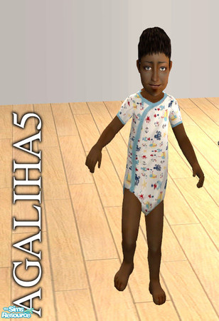 Sims 2 — Toddler's Favorite Jammies - Ocean by agaliha5 — A cute set of pajamas for your toddler. They are all unisex.