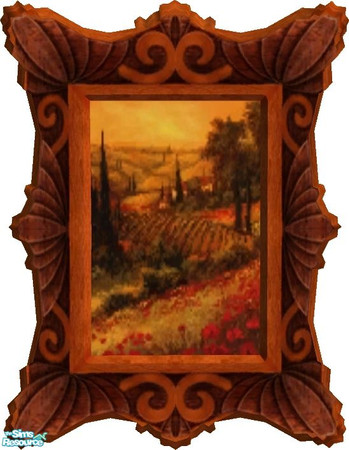 Sims 2 — Tuscano Paintings - Tuscano1 by RhondaBlonda — Find under "In the park" painting.