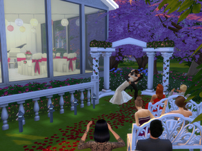 Sims 4 — Aphrodite wedding venue by spacesims — Let your Sims host the best ever wedding party in your city. With a sense
