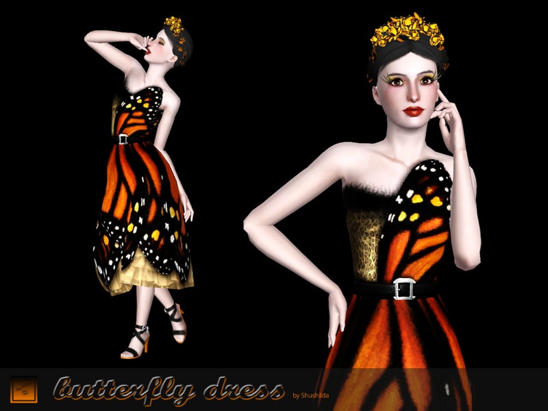 Shushilda's Butterfly dress.