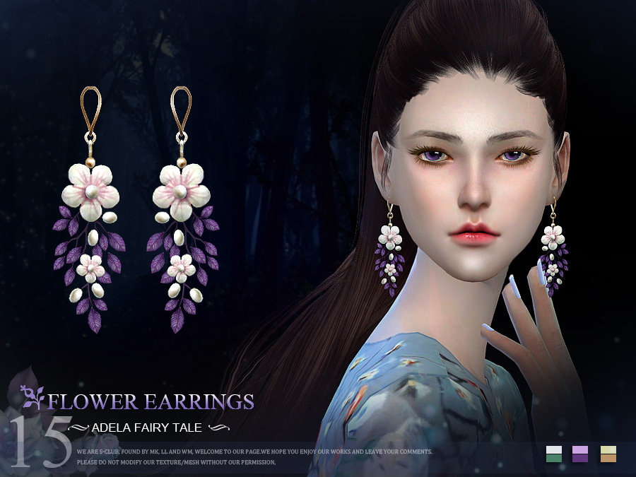 The Sims Resource S Club Ll Ts4 Earring 15f