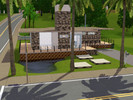 Sims 3 — Villa Velsen by simperfect1991 — A nice modern house. Based on a '70 villa, one bedroom openplan living-kitchen.