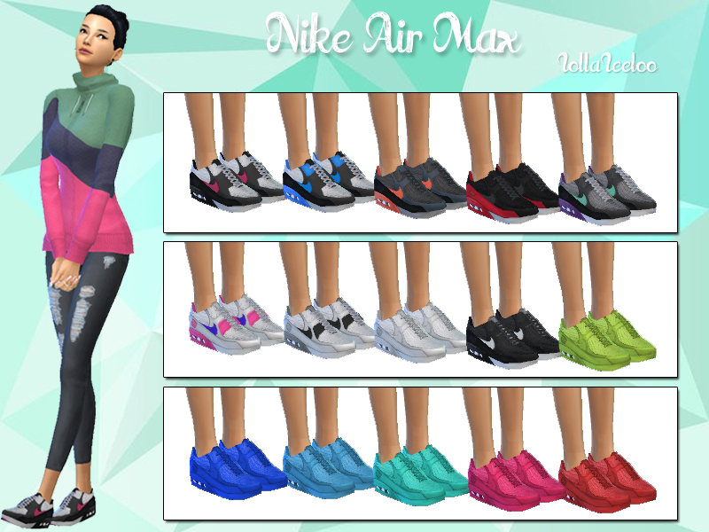 Sparrow Bare Abuse The Sims Resource - Nike Air Max by LollaLeeloo
