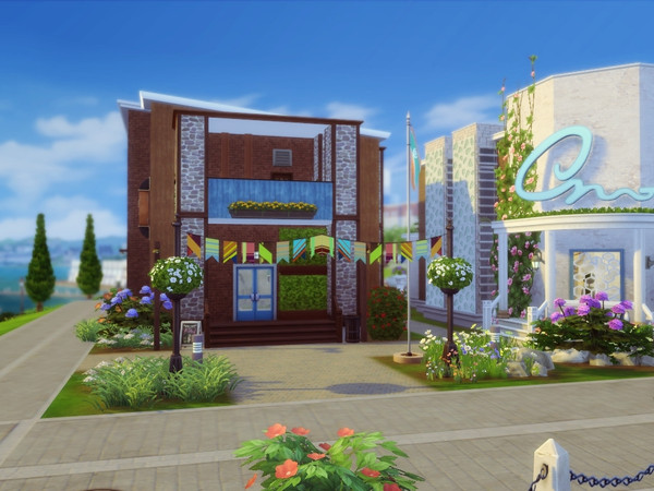 Sims 4 — The Bottle & Glass / Club Royale by Henso — Whether you'd like a classy night out in a fancy nightclub or a