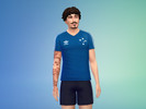 Sims 4 — Cruzeiro EC 80's Adidas Jersey by cidb — For the football fans, a retro jersey from Brazil's most prolific club: