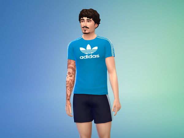 Sims 4 — Adidas Originals T-Shirt by cidb — Adidades Originals shirt with the old school logo.