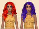 Sims 4 — Genesis Unnatural Retexture - mesh needed by midnightskysims — New amazing hair from stealthic retextured by me.