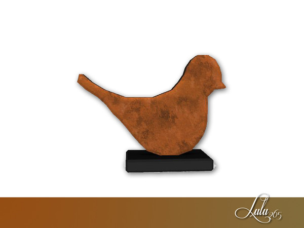 Sims 3 — ExpressionsDining Set Ceramic Bird  by Lulu265 — Part of the ExpressionsDining Set Fully CAStable 