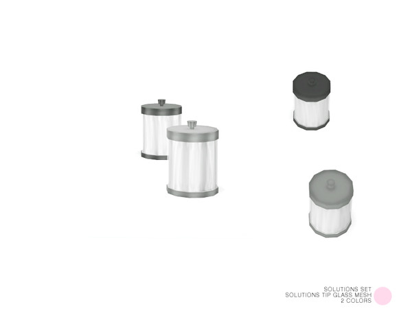 Sims 4 — Solutions Tip Glass Mesh by DOT — Solutions Tip Glass Mesh by DOT of The Sims Resource