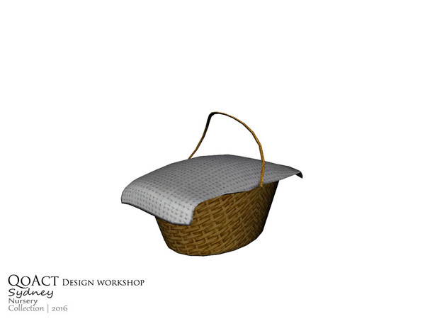 Sims 3 — Sydney Hamper by QoAct — Part of the Sydney Nursery QoAct Design Workshop | 2016 Bedroom Collection