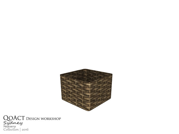 Sims 4 — Sydney Empty Box by QoAct — Part of the Sydney Nursery QoAct Design Workshop | 2016 Bedroom Collection