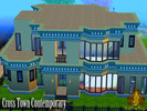 Sims 4 — Cross Town Contemporary by Irish Pride — Cross Town Contemporary, style, luxury, affordability. This