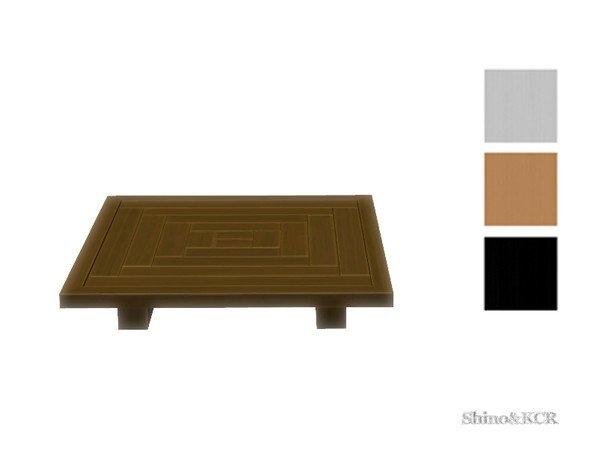 Sims 4 — Outdoor 2016 - Coffeetable by ShinoKCR — Oversized Coffeetable 