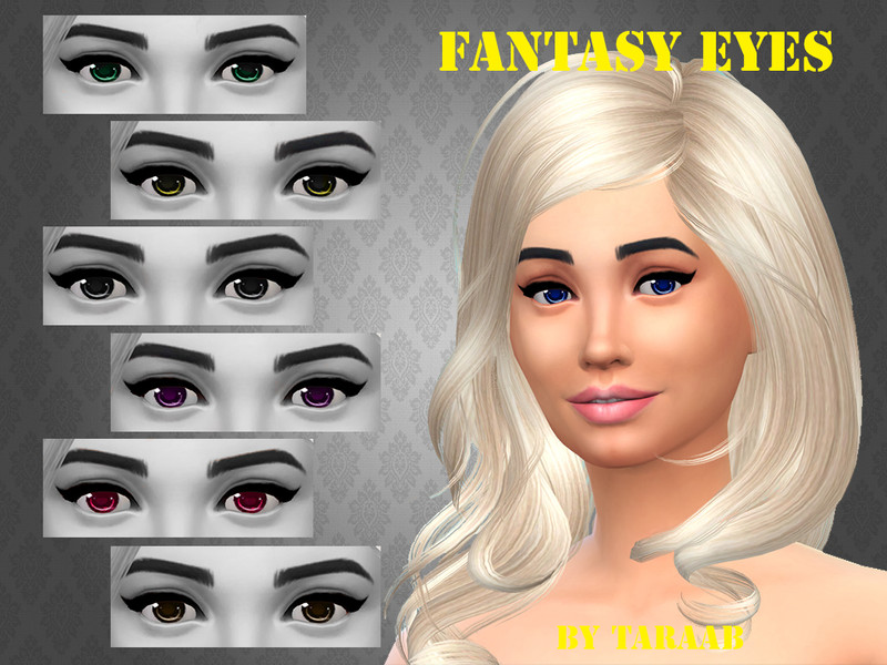 Sims 4 Fantasy Eyes by taraab