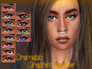 Sims 4 — Dramatic Graphic Eyeliner by Stefan04122 — Eyeliner with large wing, inner eye corner, and smudged lower lid