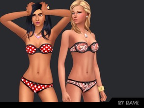 Sims 4 — Cristina lingerie by doumeki — Sexy lingerie for girls.