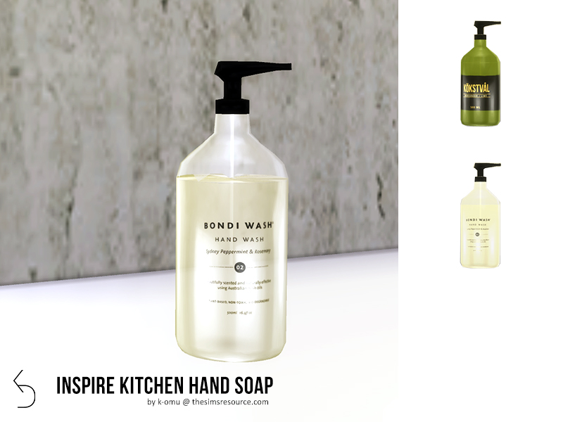 The Sims Resource INSPIRE Kitchen Hand Soap