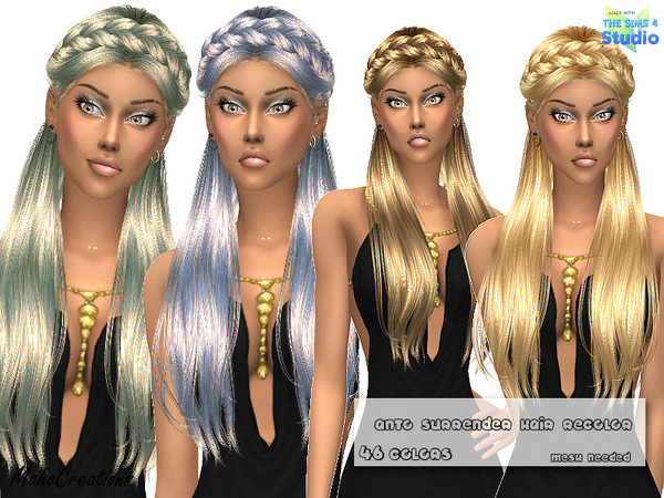 Sims 4 — Anto Surrender Hair Recolor - mesh needed by MahoCreations — Anto Surrender Hair Recolor