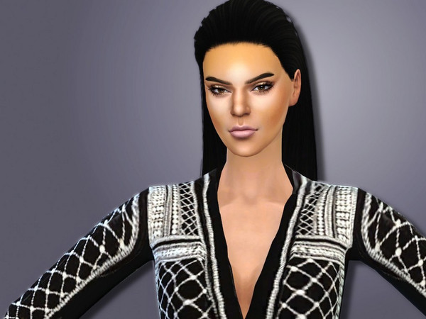 Sims 4 — Kendall Jenner by Like-A-Circus — Kendall Jenner. Hope you'll like it :) I only have the digital deluxe base
