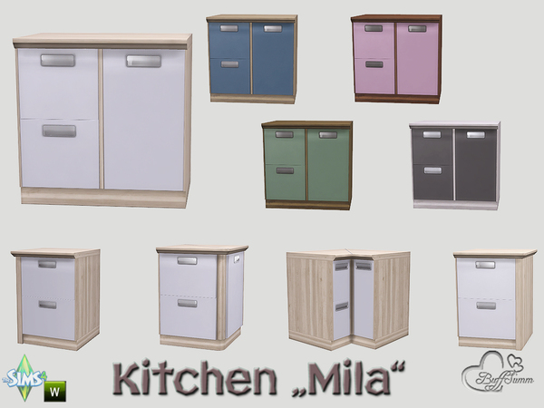 The Sims Resource - Kitchen Narissa Counter Four
