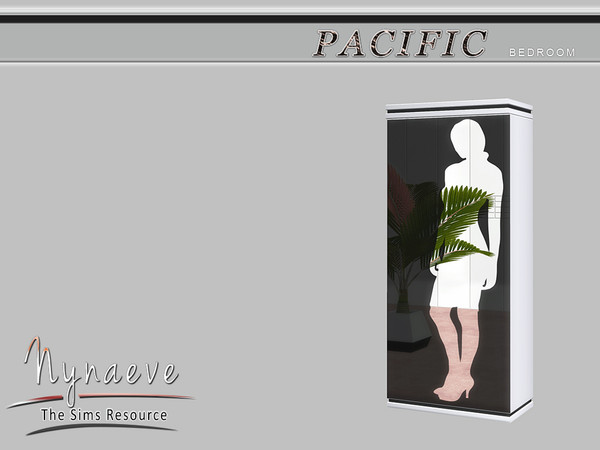 Sims 4 — Pacific Heights Mirror by NynaeveDesign — Pacific Heights Bedroom - Mirror Located in: Decor - Mirror Price: 500