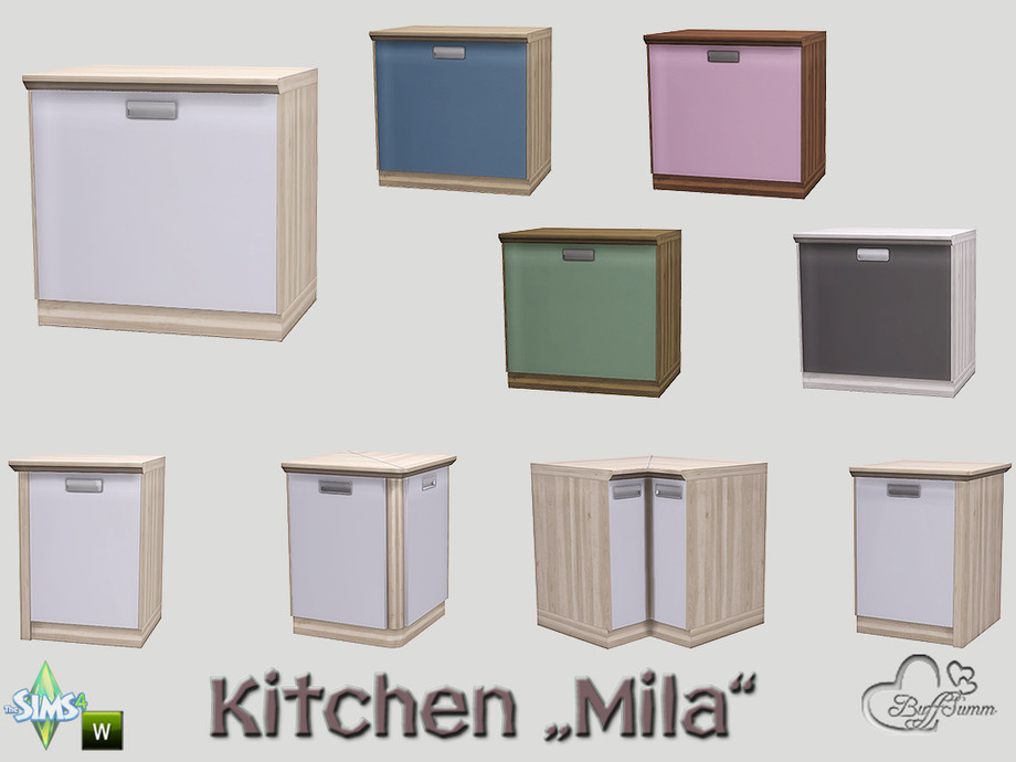 The Sims Resource - Kitchen Mila Counter v1