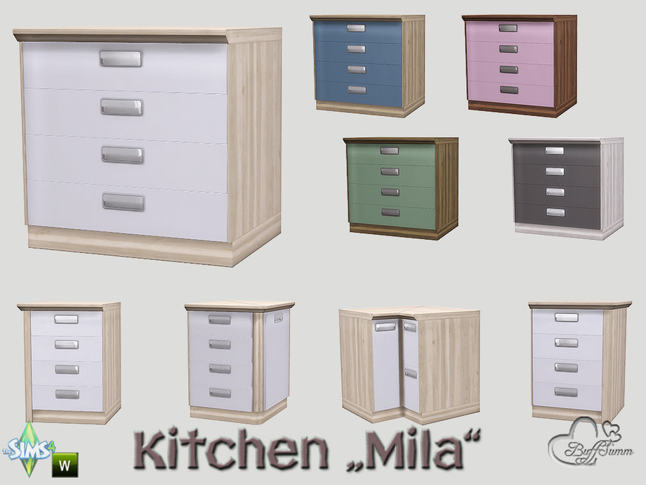 The Sims Resource - Kitchen Mila Counter v7