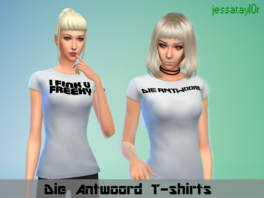 The Sims Resource - Die Antwoord T-shirts