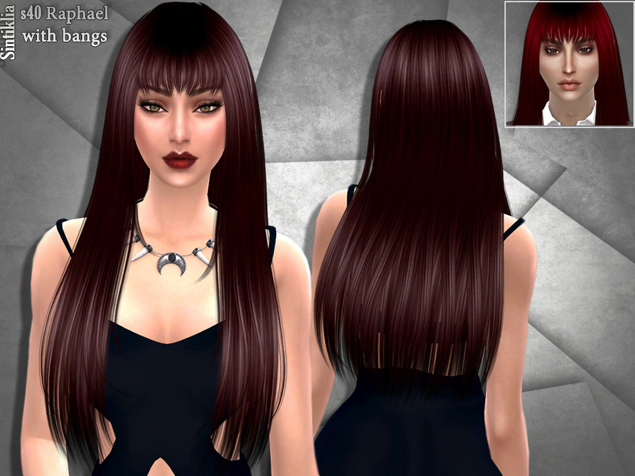 The Sims Resource - Sintiklia - Hairset 40 Raphael