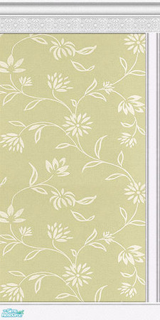 Sims 2 — Waterlilies Wallpapers - 09 by elektra274 — 9 of 15 papered walls designed to coordinate with my