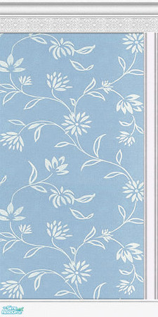 Sims 2 — Waterlilies Wallpapers - 08 by elektra274 — 8 of 15 papered walls designed to coordinate with my
