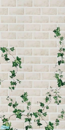 Sims 2 — Ivy League Brick Set - 9 by tamlfra — A large, 15 part, versatile set that gives the look of overgrown ivy. With