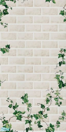 Sims 2 — Ivy League Brick Set - 3 by tamlfra — A large, 15 part, versatile set that gives the look of overgrown ivy. With